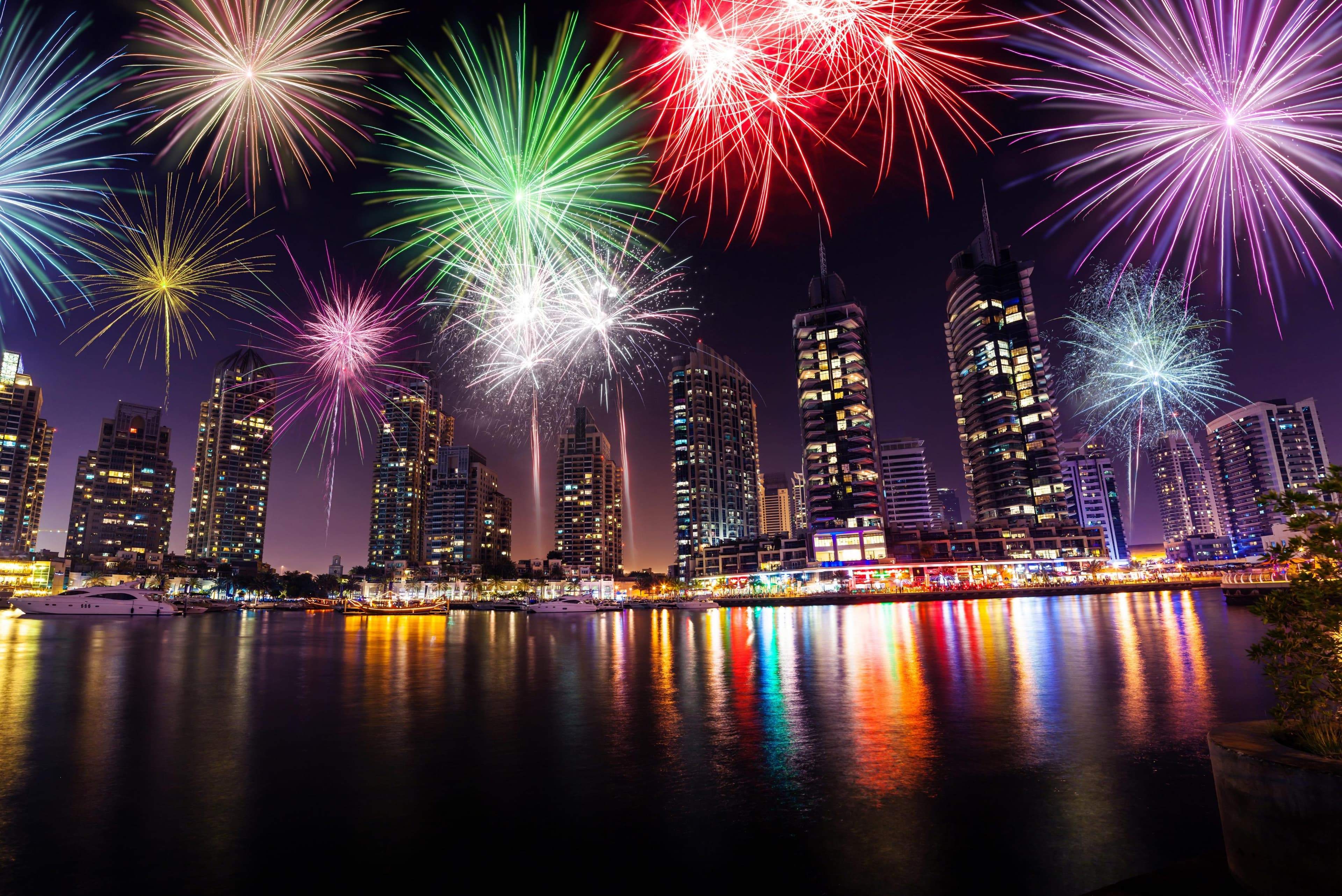 Dubai fireworks