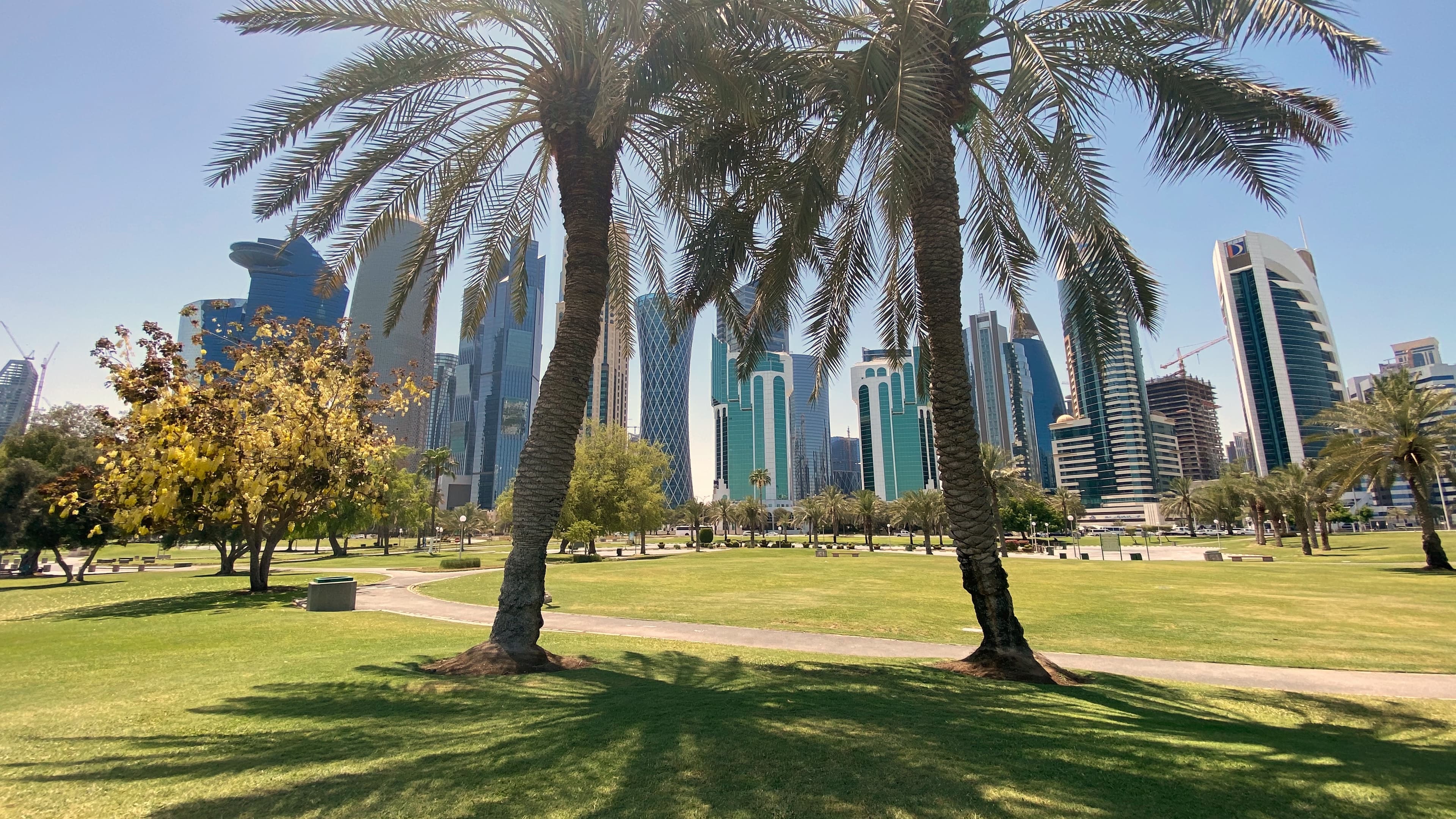 Dubai skyline park